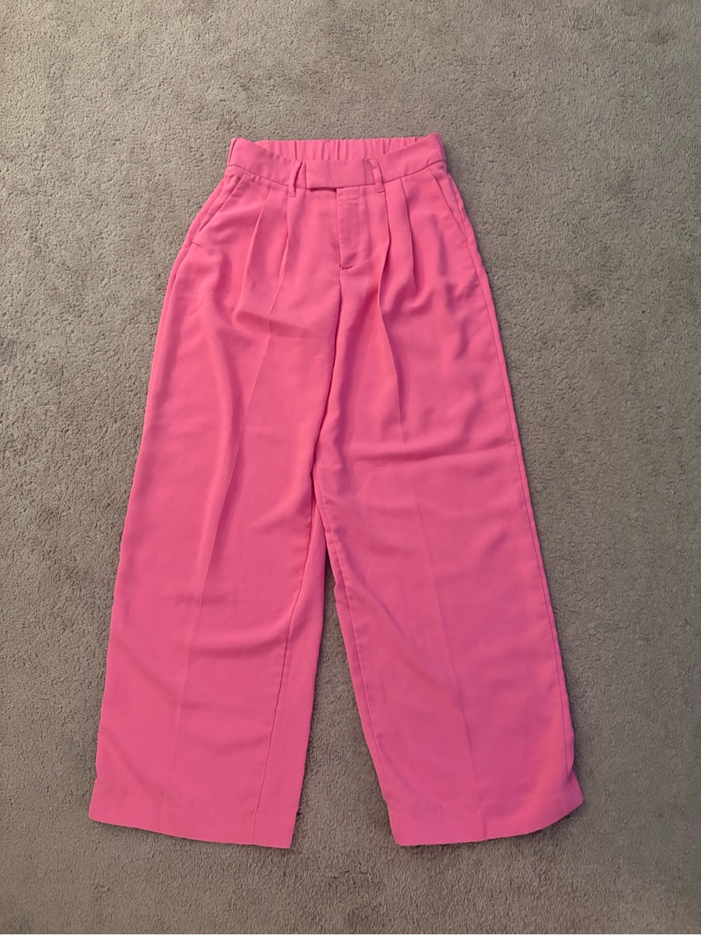 a new day Hot Pink Wide-Leg High Waist Pants